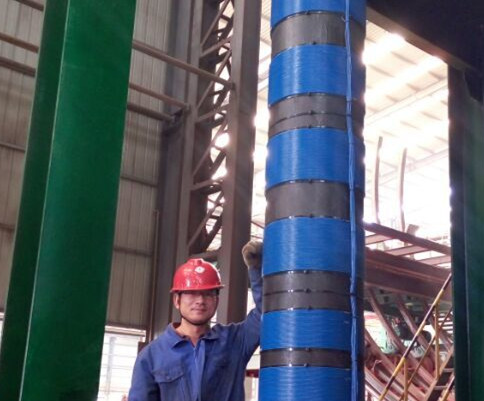 荊州市群力金屬電子除垢儀一期設備安裝成功